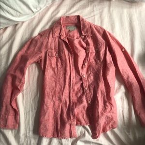 Banana Republic soft wash button up XS